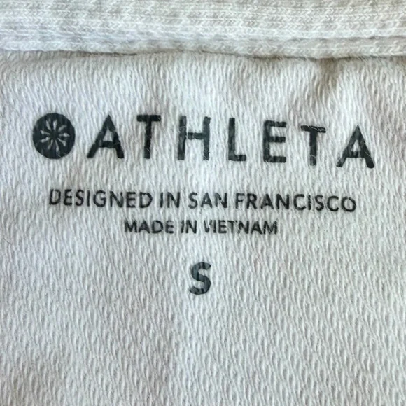 Athleta Farallon Printed Romper, Spliced Magic Veil Grey SIZE S - Picture 7 of 8